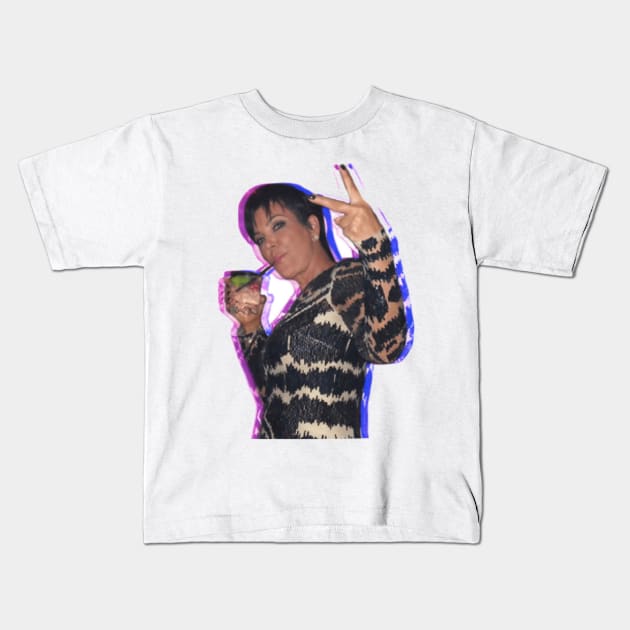 Kris Jenner Kids T-Shirt by Biscuit25